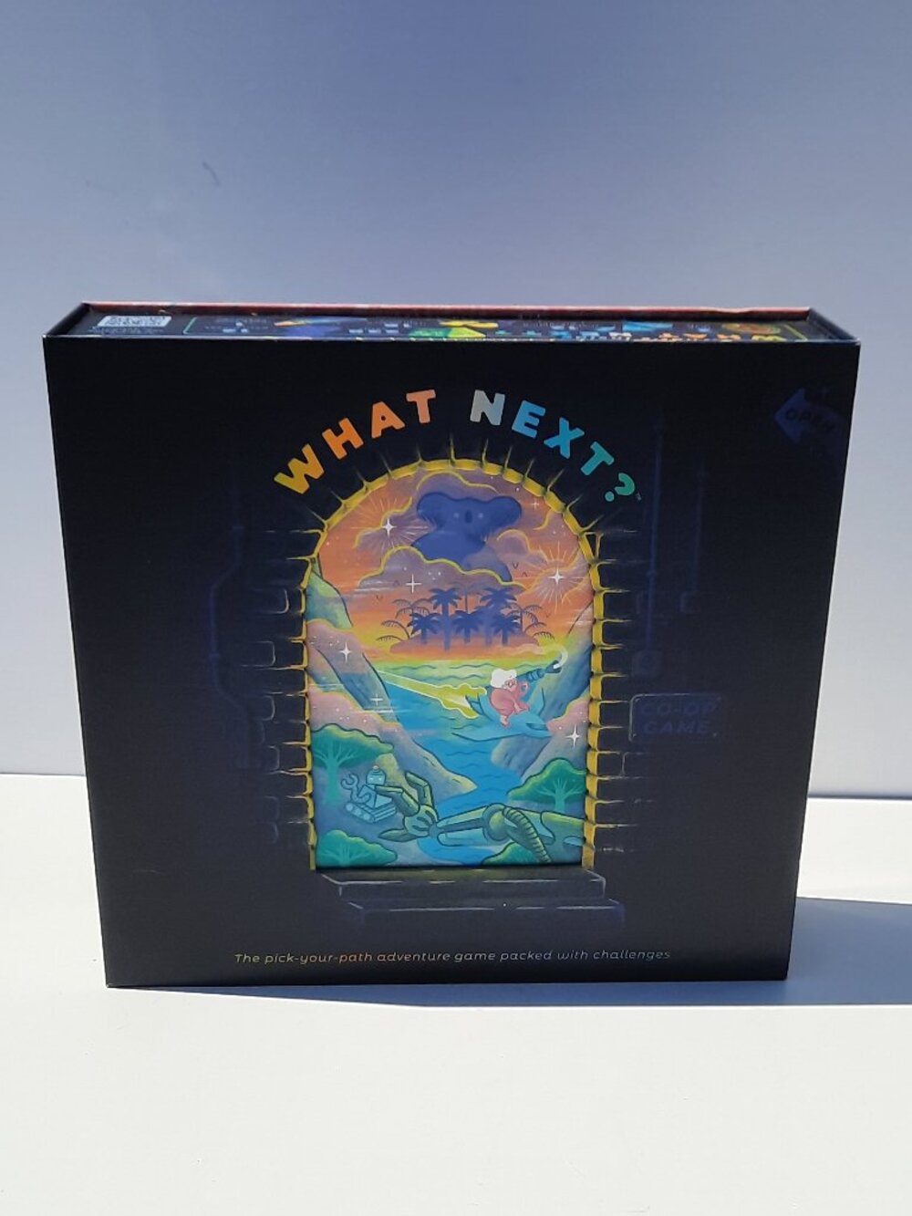 What Next? Board Game Pick Your Path Adventure NEW Open Box Unpunched